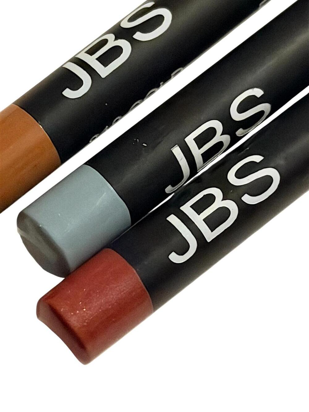 JBS Eye/Eyebrow Pencil Set - Brown, Silver, Burgundy - Picture 3 of 5
